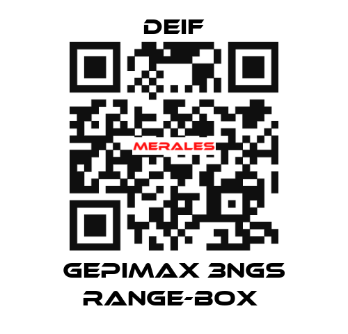 GEPIMAX 3NGS RANGE-BOX  Deif