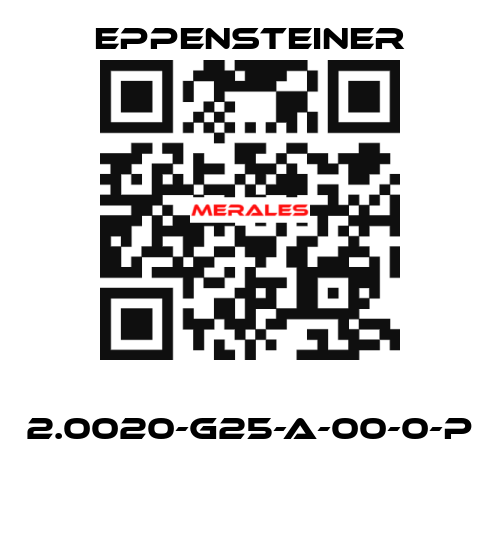  2.0020-G25-A-00-0-P  Eppensteiner