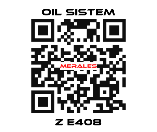 Z E408 Oil Sistem