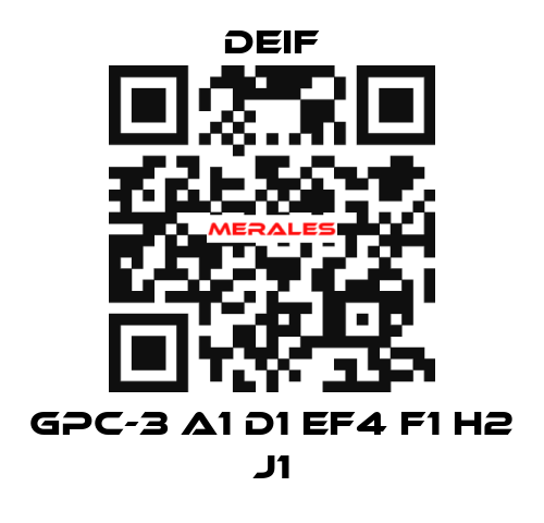 GPC-3 A1 D1 EF4 F1 H2 J1 Deif