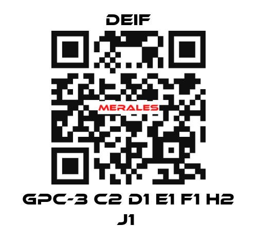 GPC-3 C2 D1 E1 F1 H2 J1  Deif