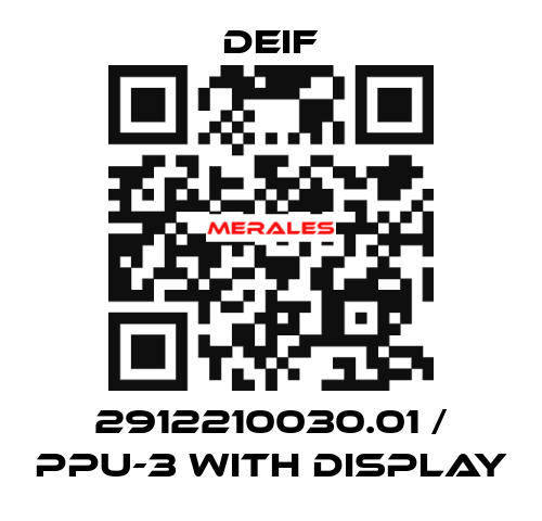 2912210030.01 / PPU-3 with display Deif