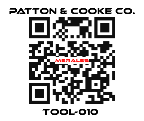 TOOL-010  Patton & Cooke Co.