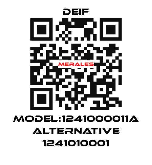 Model:1241000011A alternative 1241010001 Deif