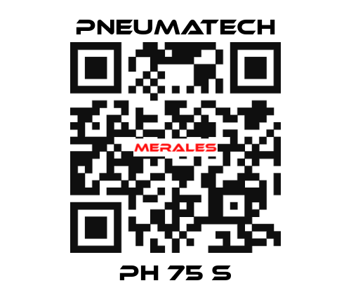 PH 75 S Pneumatech