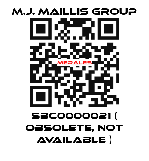 SBC0000021 ( obsolete, not available ) M.J. MAILLIS GROUP