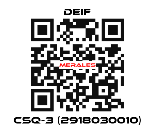 CSQ-3 (2918030010) Deif