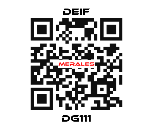 DG111 Deif