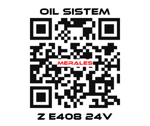 Z E408 24v Oil Sistem