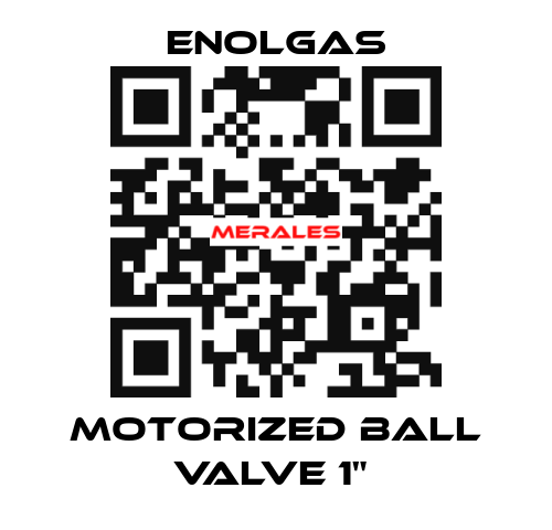 MOTORIZED BALL VALVE 1"  Enolgas