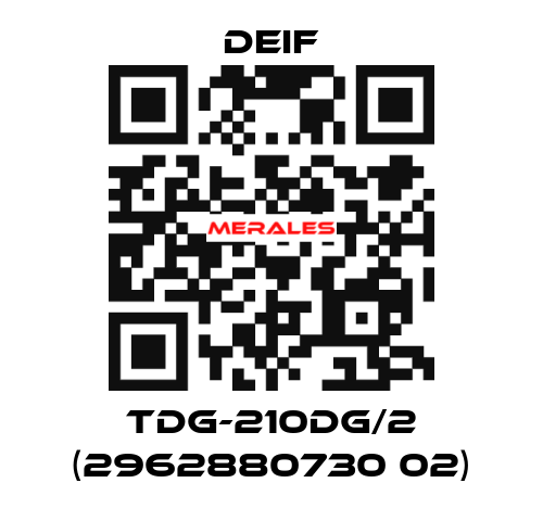 TDG-210DG/2 (2962880730 02) Deif