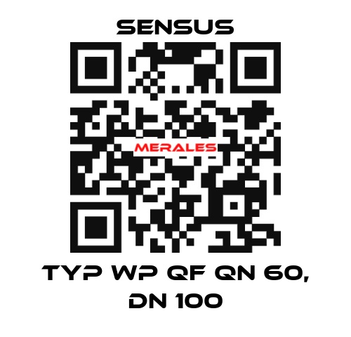 Typ WP QF QN 60, DN 100 Sensus