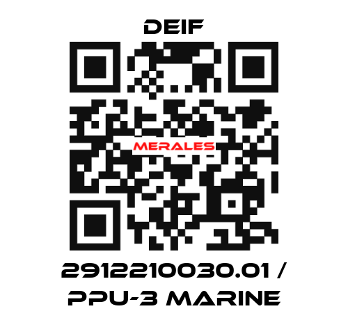 2912210030.01 / PPU-3 Marine Deif