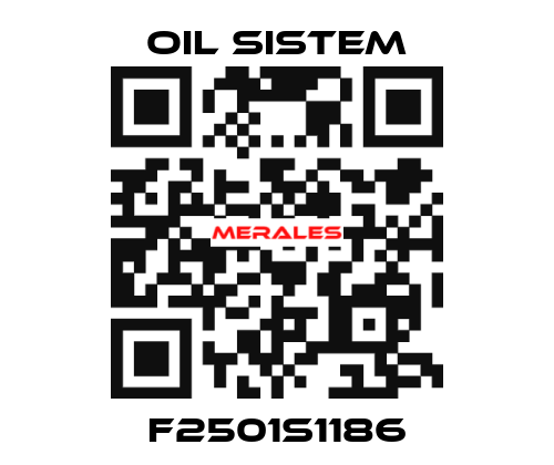 F2501S1186 Oil Sistem