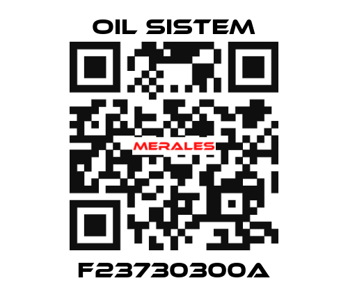 F23730300A Oil Sistem