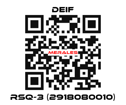 RSQ-3 (2918080010) Deif