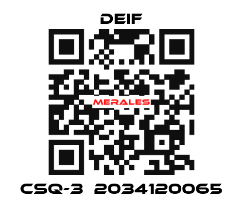 CSQ-3  2034120065 Deif