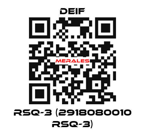 RSQ-3 (2918080010 RSQ-3) Deif