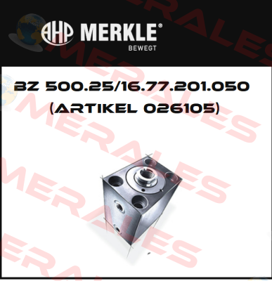 BZ 500.25/16.77.201.050 (Artikel 026105) Merkle