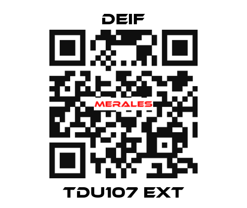 TDU107 EXT Deif