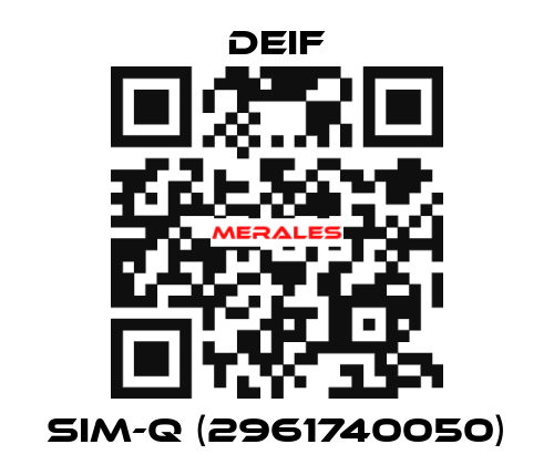 SIM-Q (2961740050) Deif