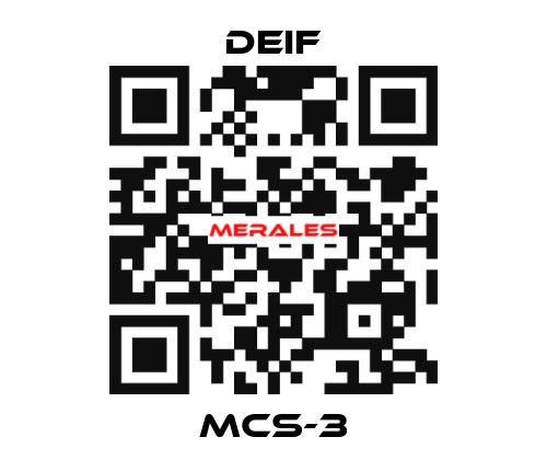 MCS-3 Deif