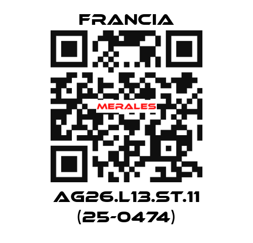 AG26.L13.ST.11 (25-0474) Francia