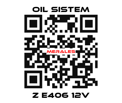 Z E406 12V Oil Sistem