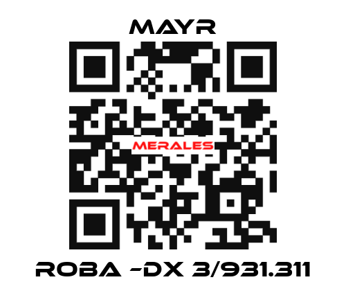 Roba –DX 3/931.311 Mayr