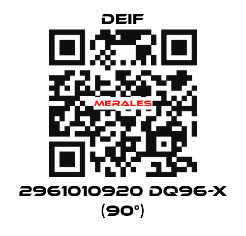 2961010920 DQ96-x (90°) Deif