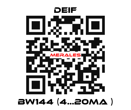 BW144 (4...20mA ) Deif