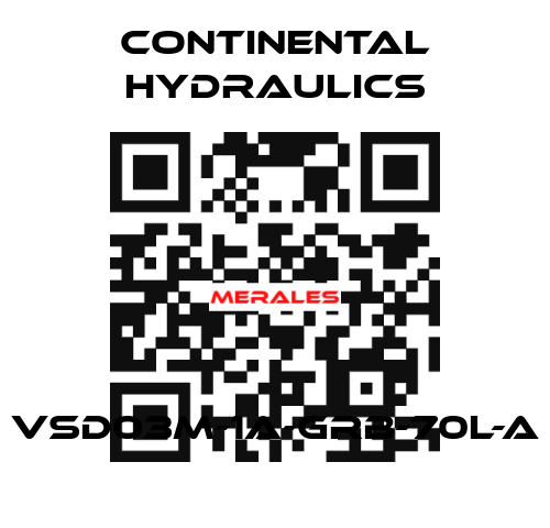 VSD03M-1A-GRB-70L-A Continental Hydraulics