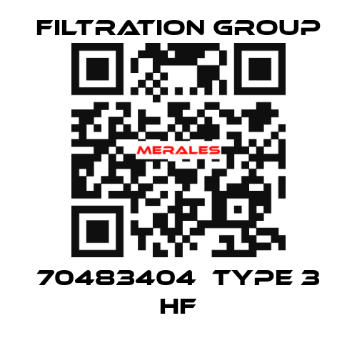 70483404  type 3 HF Filtration Group