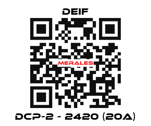 DCP-2 - 2420 (20A) Deif