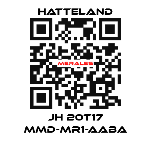 JH 20T17 MMD-MR1-AABA HATTELAND