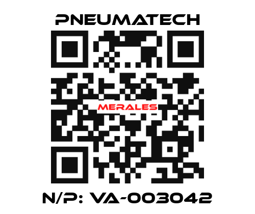 N/P: VA-003042 Pneumatech