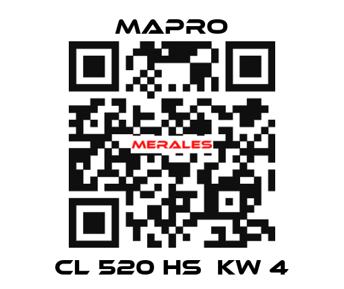 CL 520 HS  kW 4 Mapro