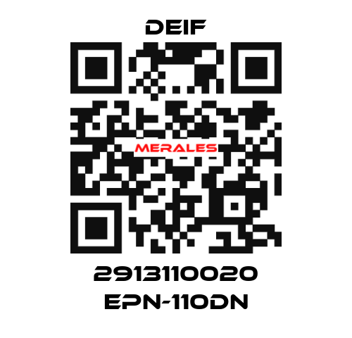 2913110020 EPN-110DN Deif