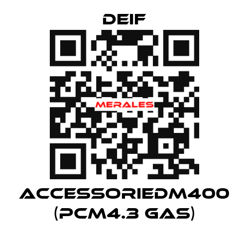 AccessorieDM400 (PCM4.3 GAS) Deif