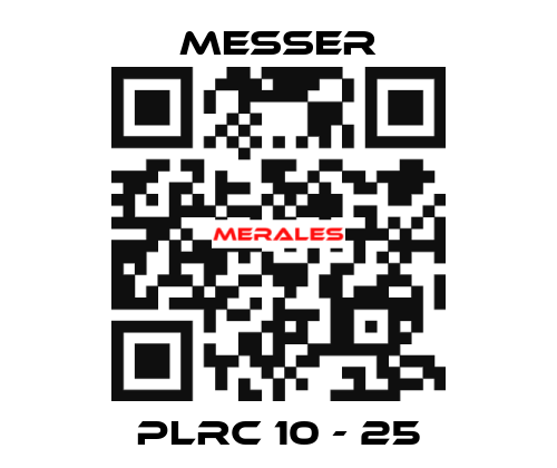 PLRC 10 - 25 Messer