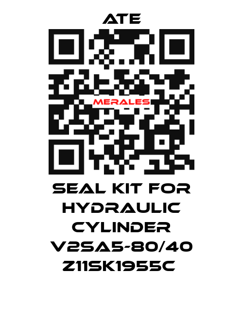 SEAL KIT FOR HYDRAULIC CYLINDER V2SA5-80/40 Z11SK1955C  Ate