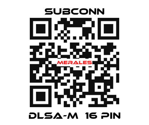 DLSA-M  16 pin SubConn