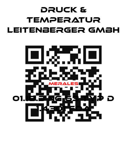 01.18.3 NG 63 TYP D 1.4301 FDA DRUCK & TEMPERATUR Leitenberger GmbH