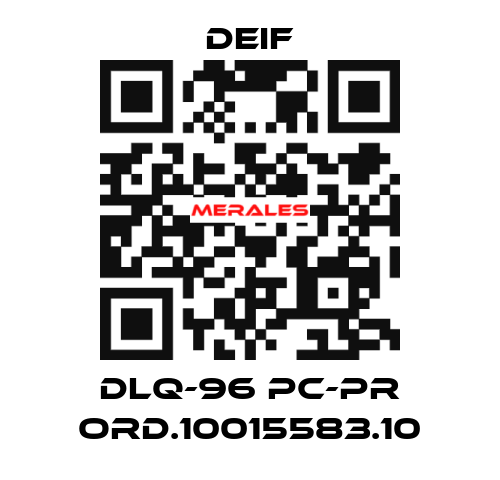 DLQ-96 pc-PR ord.10015583.10 Deif