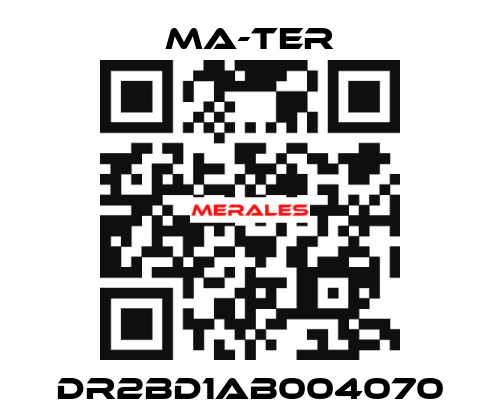 DR2BD1AB004070 MA-TER