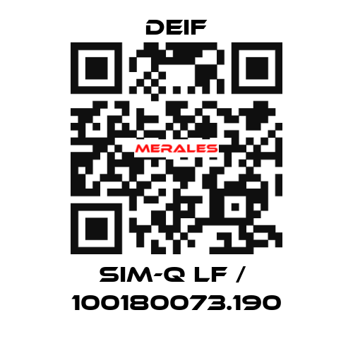 SIM-Q LF /  100180073.190 Deif