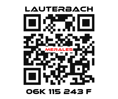 06K 115 243 F Lauterbach