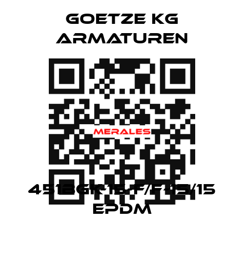 451bGK-15-f/f-15/15 EPDM Goetze KG Armaturen