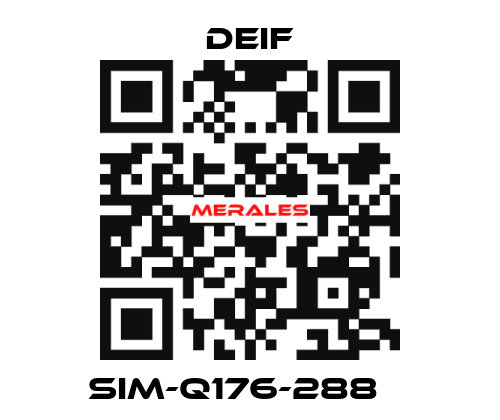  	  SIM-Q176-288В АС Deif