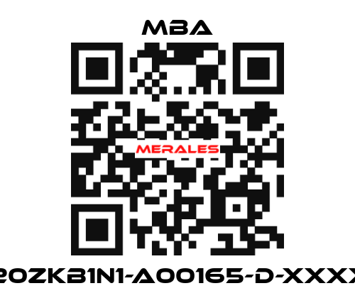 MBA220ZKB1N1-A00165-D-XXXXXXXX MBA